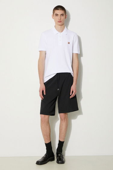 Poolopaita MAISON KITSUNÉ Maison Kitsuné Bold Fox Head Patch Oversize Jog Shorts Valkoinen | MM01121KM0001, 1