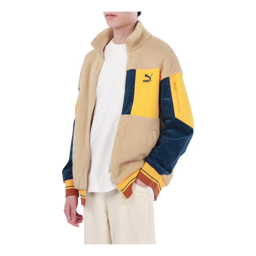 Takki Puma Retro Sherpa Jacket Beige | 534678-12