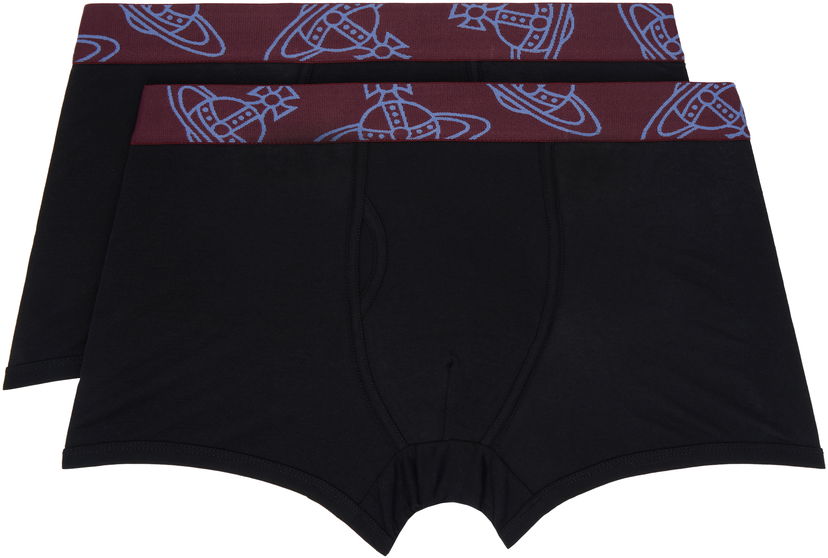 Nyrkkeilijät Vivienne Westwood Two-Pack Orb Boxer Briefs Musta | 8106001R-J002Y-