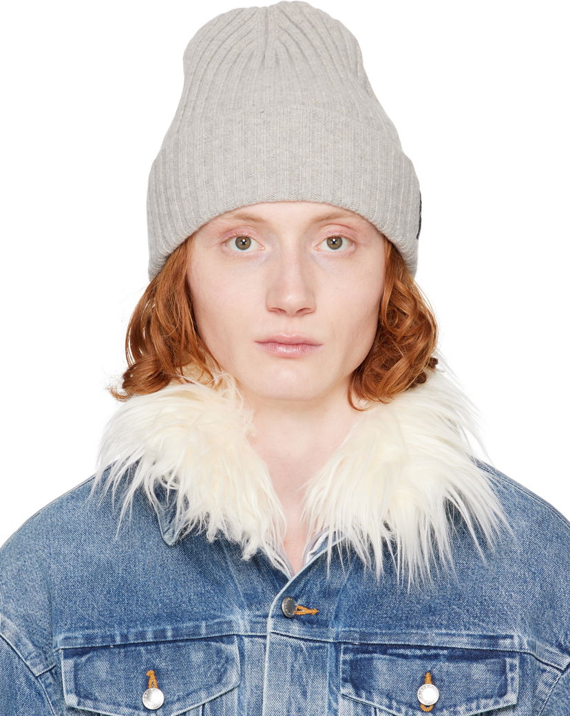 Pipo Alexander Wang Alexander Wang Ribbed Beanie Harmaa | 1KC1259091
