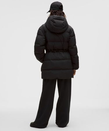 Puffer takki lululemon 600-Fill-Power Down Adjustable Waist Puffer Jacket Musta | prod20003739, 1