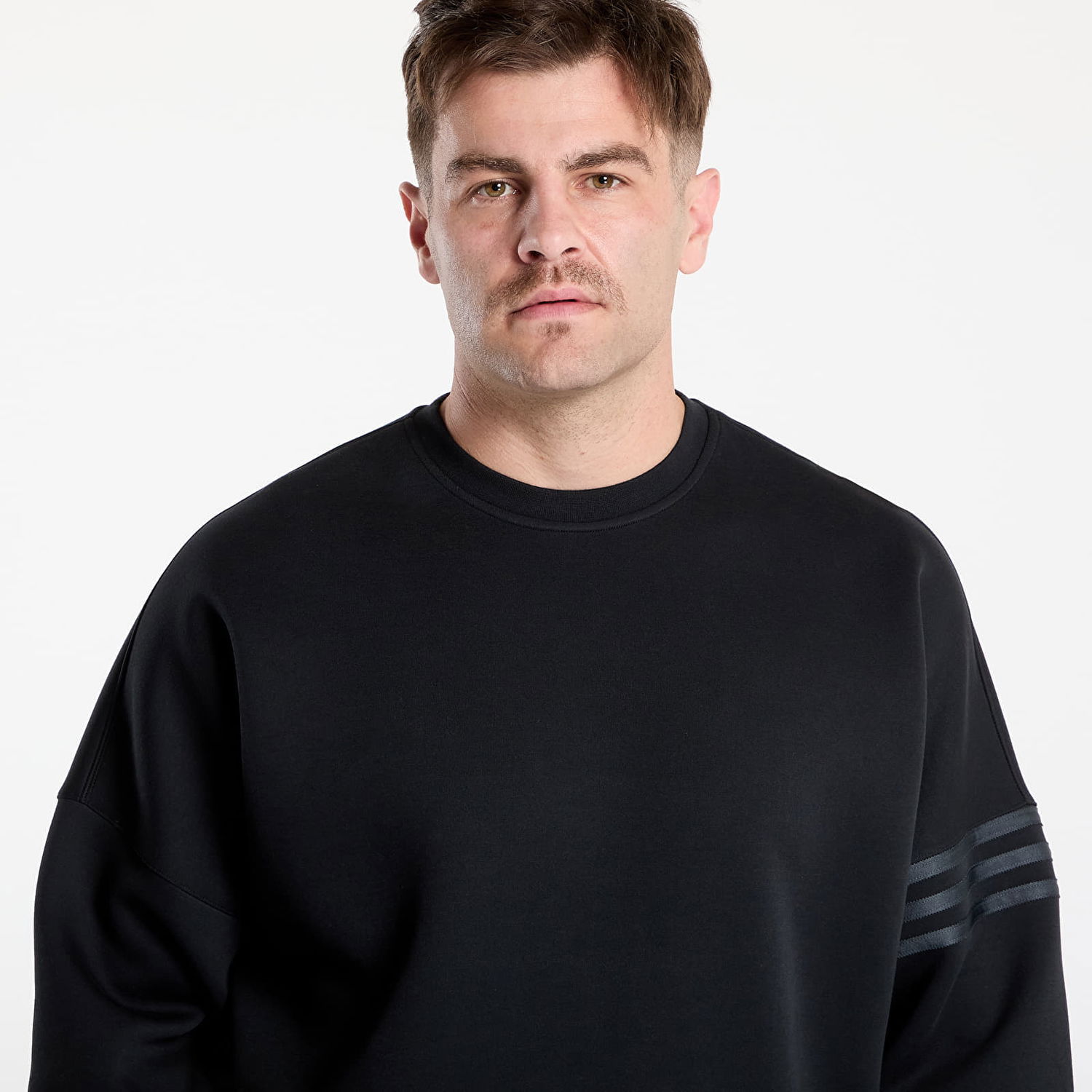 Huppari adidas Performance Neuclassics Oversized Crew Sweatshirt Musta | JW7918, 1