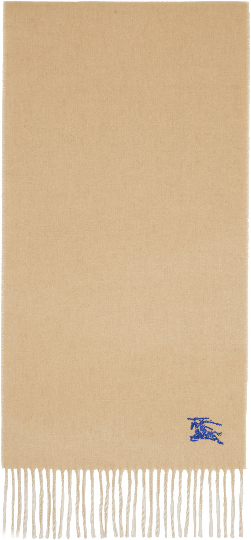 Huivi Burberry Burberry Cashmere Scarf with Fringes Beige | 8110020
