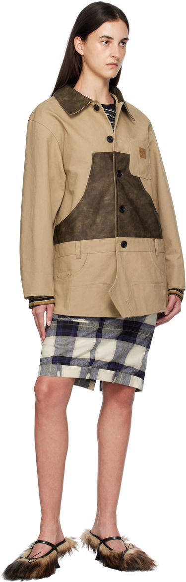 Takit Andersson Bell Andersson Bell Carpenter Shorts Inserted Coat Beige | awa720w, 3