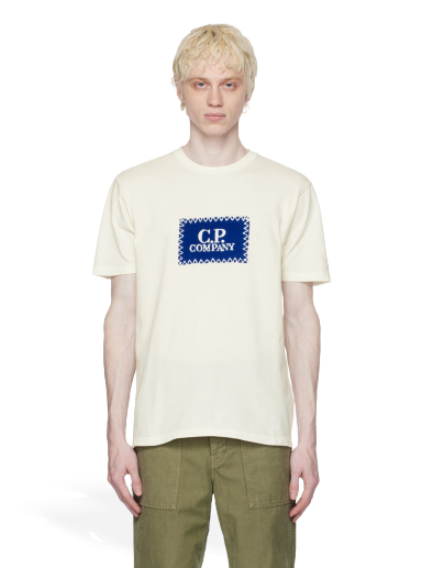 T-paita C.P. Company Crewneck T-Shirt Valkoinen | 14CMTS351A-005431H
