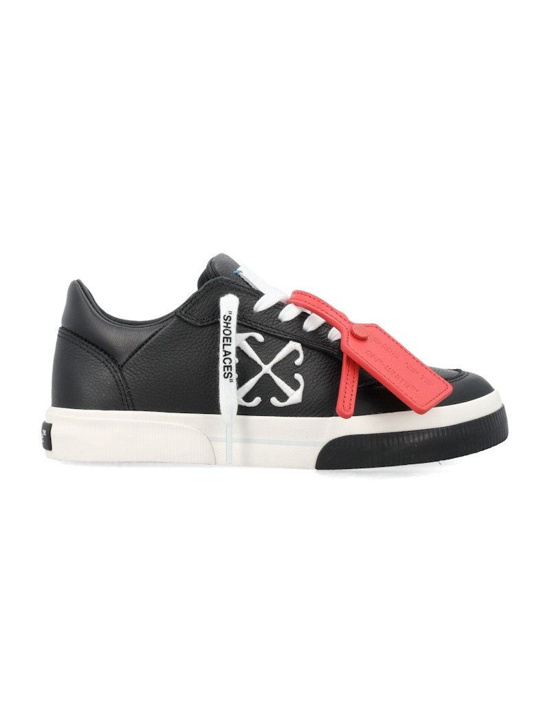 Tennarit ja kengät Off-White New Low Vulcanized Black White Musta | OMIA293S24LEA0011001, 0