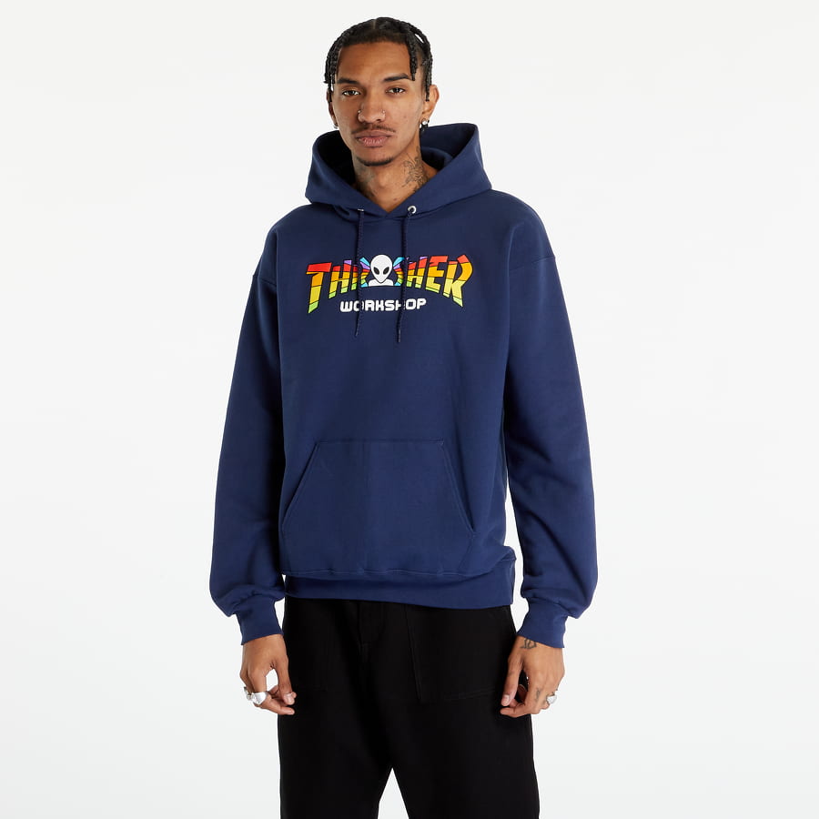 Huppari Thrasher AWS Spectrum Hoodie Tummansininen | 145283, 0