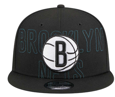 Korkki New Era New Era Brooklyn Nets 2023 Draft 9Fifty Snapback Cap Musta | 60360911-60360911, 1