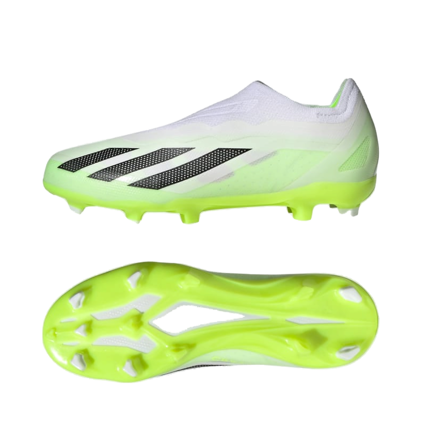 Tennarit ja kengät adidas Performance X Crazyfast.1 Laceless Firm Ground Cleats Valkoinen | IE6644