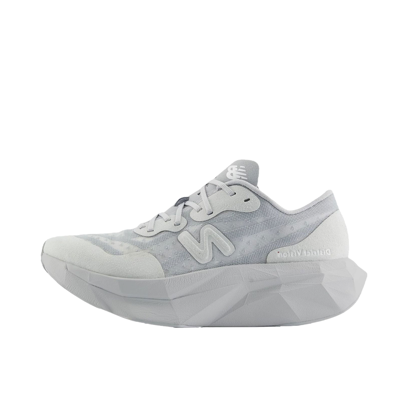 Juoksu New Balance x District Vision FuelCell SuperComp Elite v4 Aluminum Grey - US 10 Harmaa | MRCELVD4