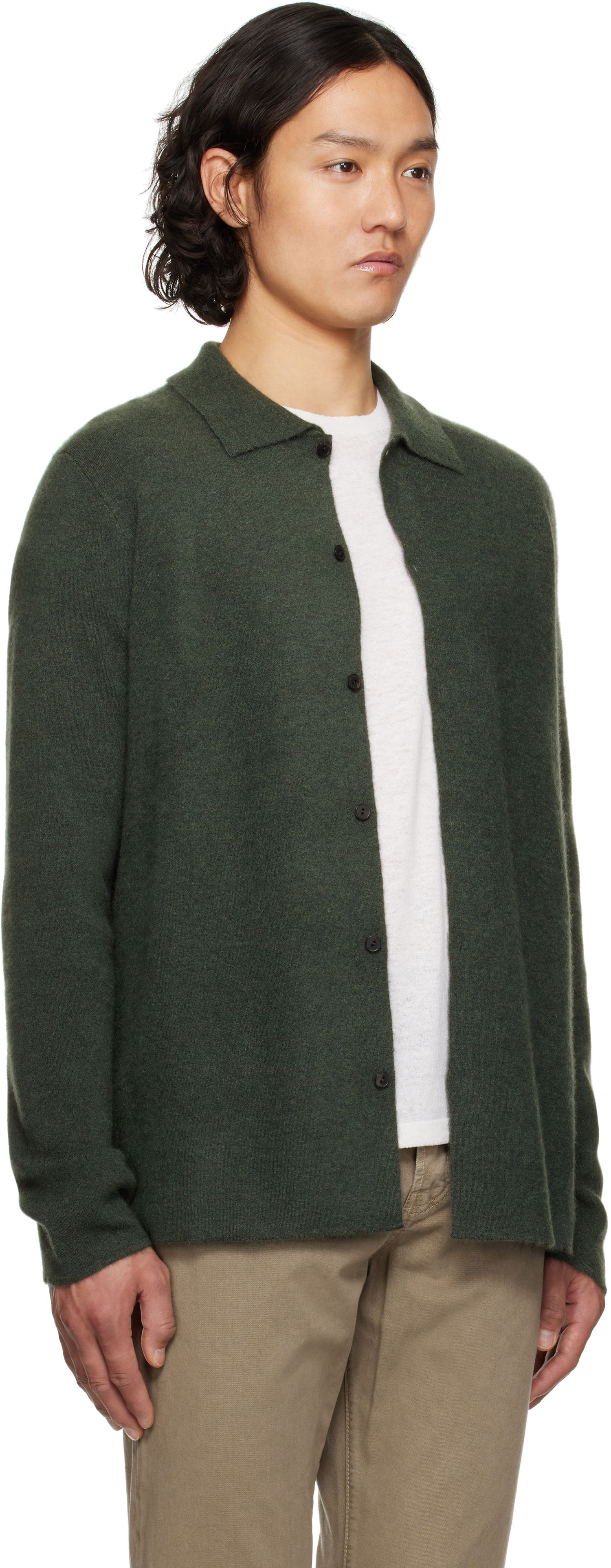 Villapaita The Row The Row Iverson Cardigan Vihreä | 874-Y363, 1