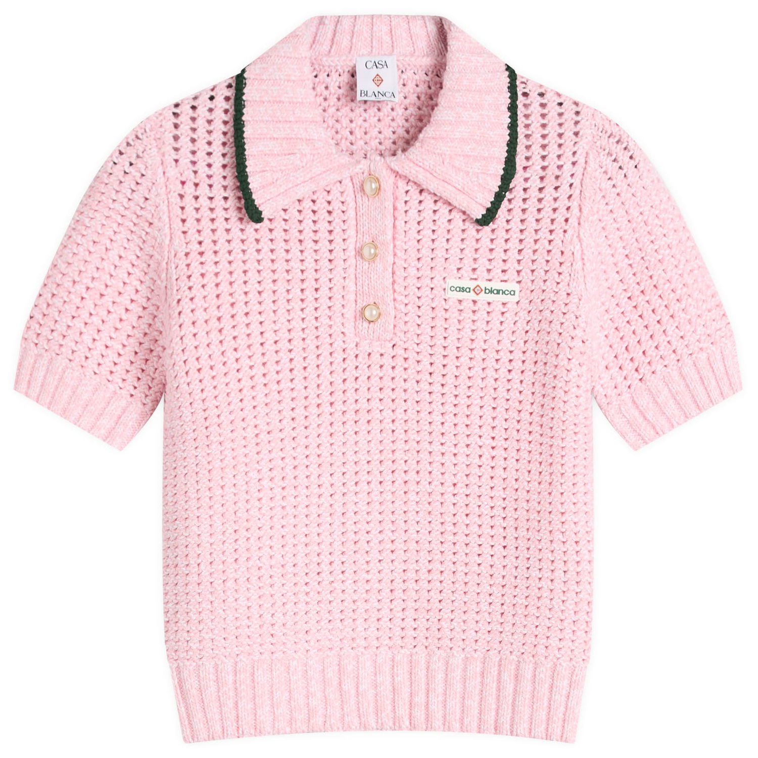 Poolopaita Casablanca Women's Casablanca Mouline Polo Shirt Vaaleanpunainen | WPF25-KW-1014-02, 1