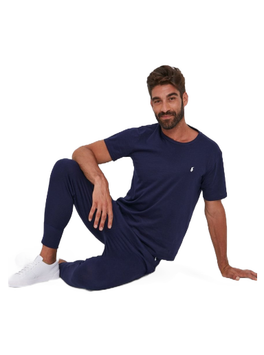 T-paita Polo by Ralph Lauren T-Shirt Tummansininen | 714844756002