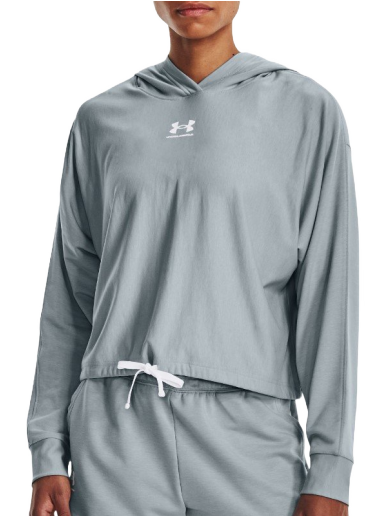 Huppari Under Armour Rival Terry Oversized Hoodie Harmaa | 1376992-465