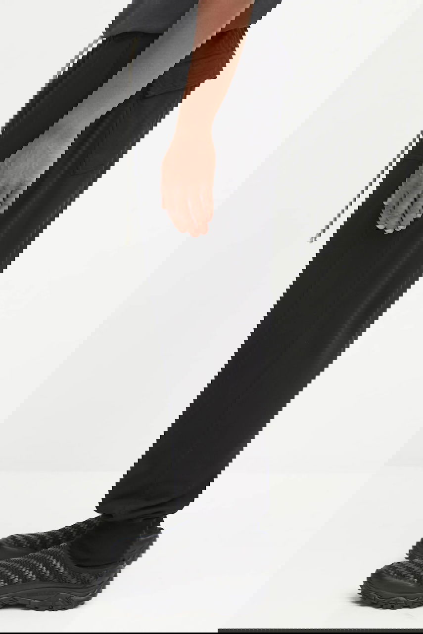 Verryttelyhousut Rick Owens Rick Owens DRKSHDW Prisoner Drawstring Sweatpants Musta | DU02E7395.RIG, 1