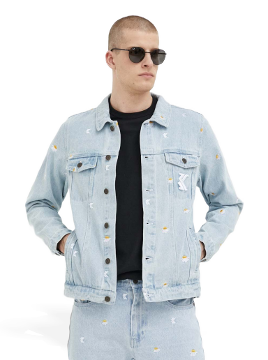 Takki Karl Kani Denim Jacket Sininen | 6087159