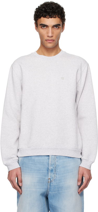 Villapaita Acne Studios Acne Studios Crew Neck Fleece Sweatshirt Harmaa | CI0186-, 0