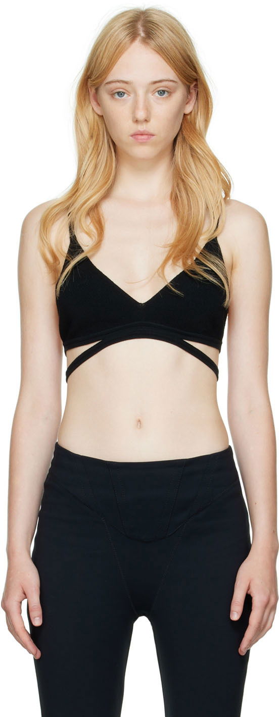 Rintaliivit Dion Lee Dion Lee Cut-Out Bra Musta | A7619P22