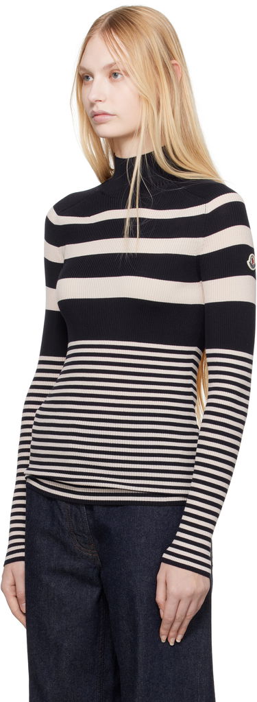 Villapaita Moncler Moncler Striped Wool Turtleneck Monivärinen | K10939F00002M1180, 3