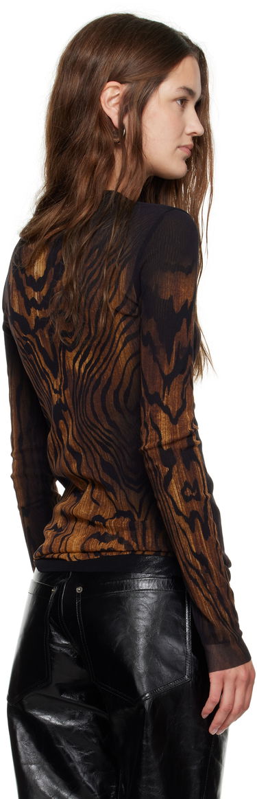 T-paita Jean Paul Gaultier Jean Paul Gaultier 'The Wood' Long Sleeve Ruskea | 25/03-W-TO335-M002P-0060, 2