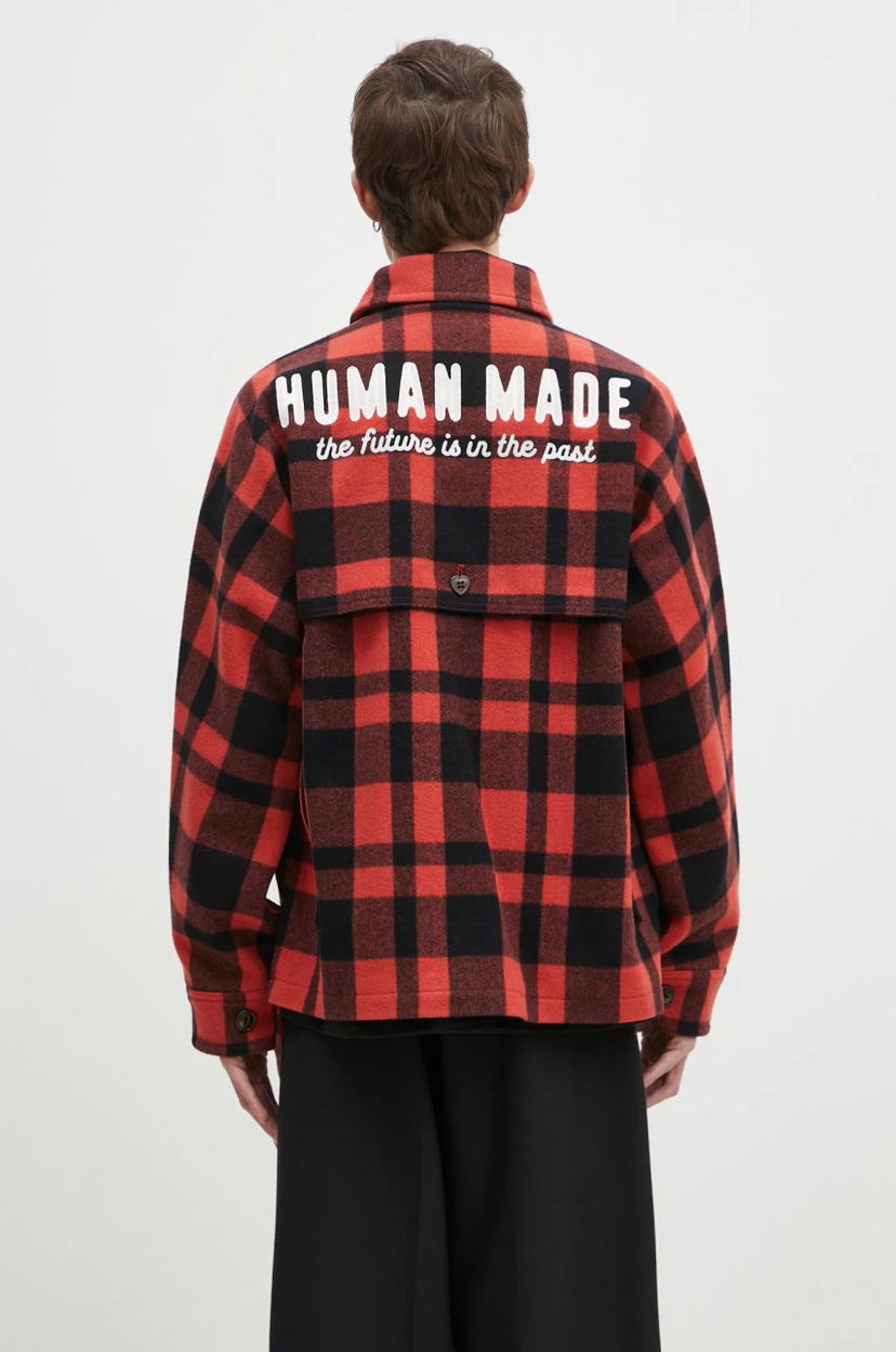 Paita Human Made Oversize Wool Hunting Jacket Punainen | HM28JK031