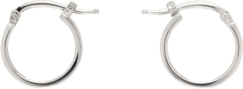 Korvakorut Maison Margiela MM6 Maison Margiela Silver Hoop Earrings Metallinen | SM7VG0102 SV0310