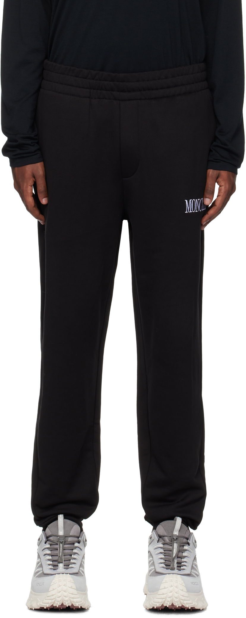 Verryttelyhousut Moncler Logo Sweatpants Musta | J20918H00012809KR