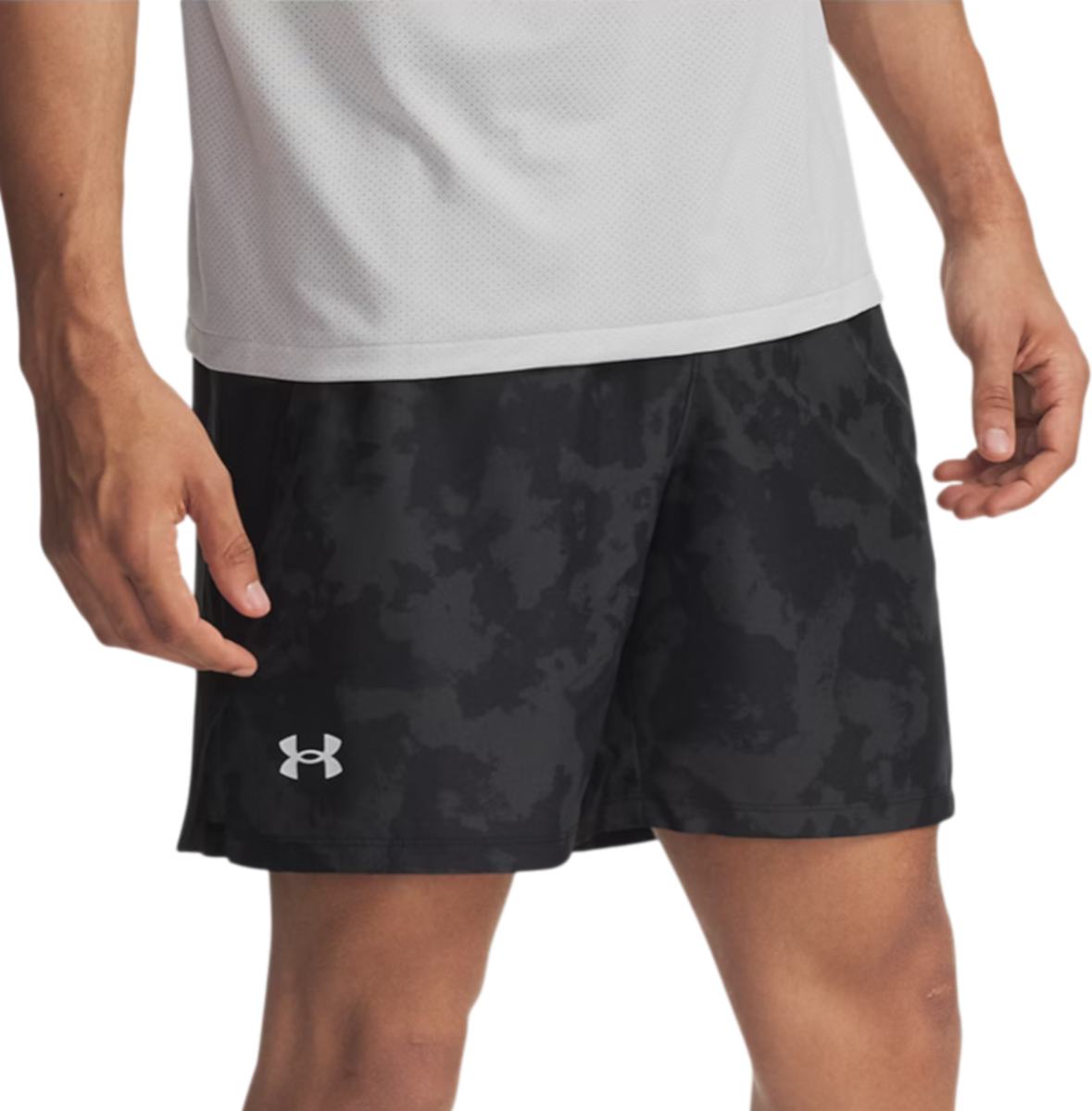 Shortsit Under Armour Under Armour UA Launch 7" Print Shorts Musta | 1382621-016, 0