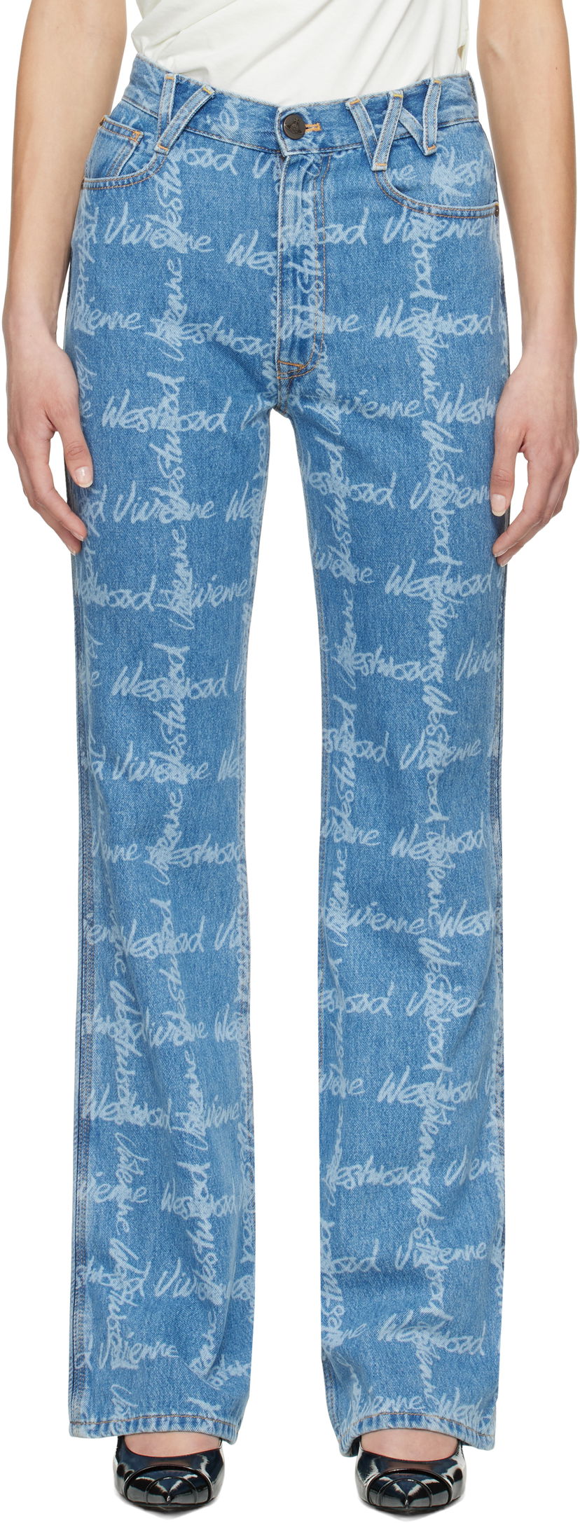 Jeans Vivienne Westwood Vivienne Westwood Ray 5 Pocket Jeans Sininen | 1902002B-W014I-