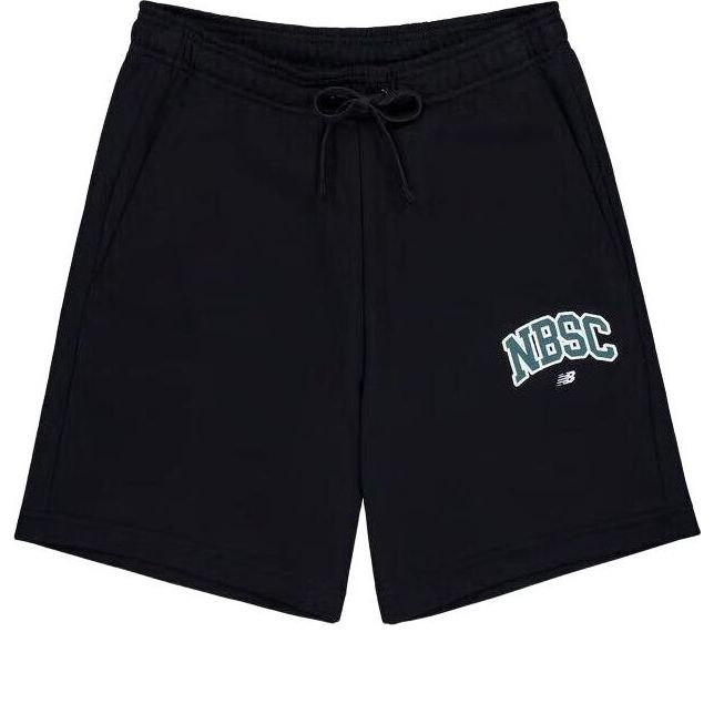 Shortsit New Balance Athletics Sports Club Cotton Shorts Musta | AMS42318-BK
