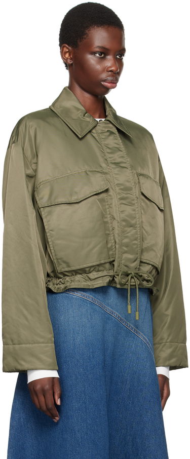 Bomber-takki Max Mara Weekend Max Mara Water-Repellent Reversible Bomber Jacket Vihreä | 2425486031600, 1