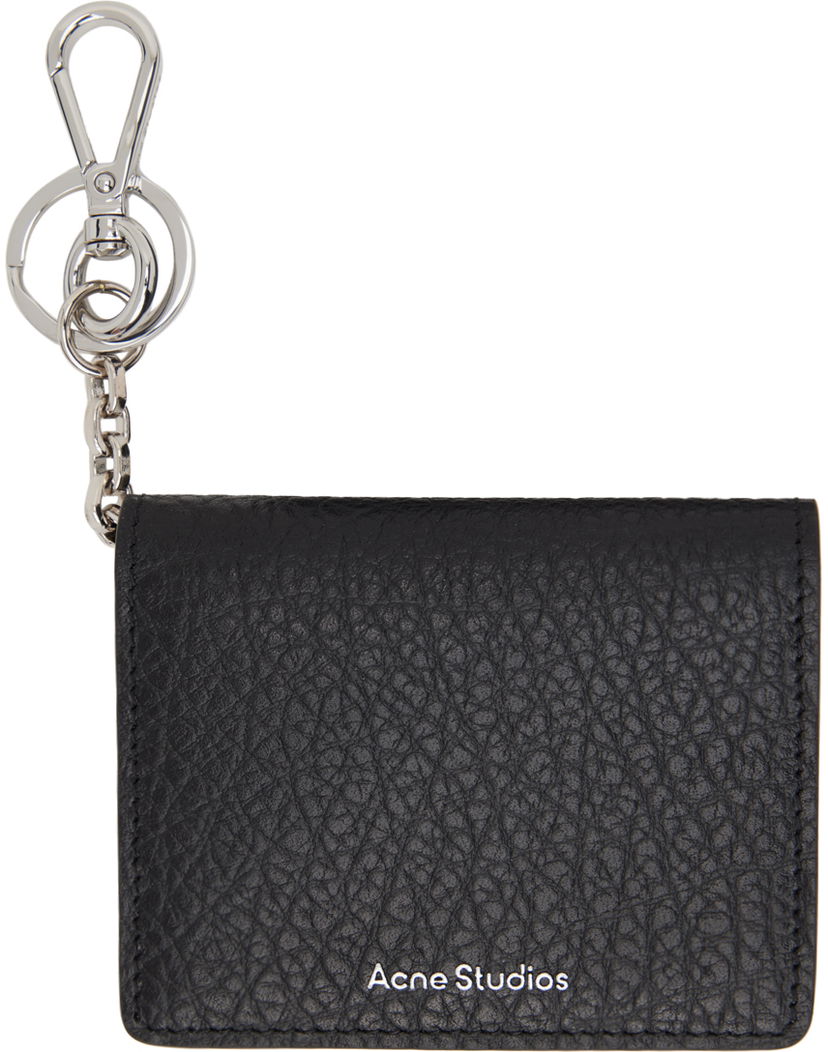 Lompakko Acne Studios Folded Leather Wallet Musta | CG0246-