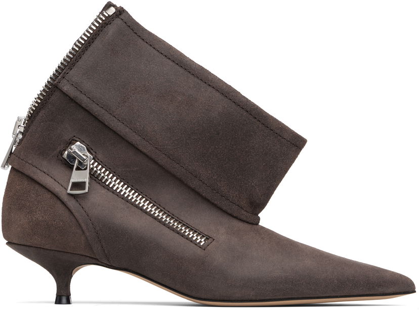 Tennarit ja kengät JW Anderson JW Anderson Biker Kitten Heel Boots Ruskea | BT0105-LA0319