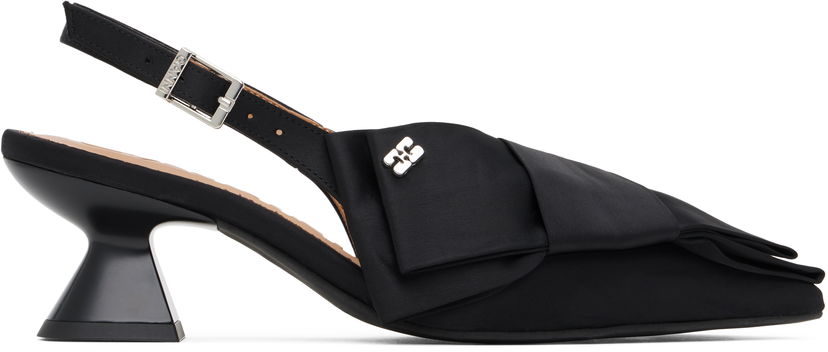 Tennarit ja kengät GANNI GANNI Bow Kitten Heel Pumps Musta | S2848