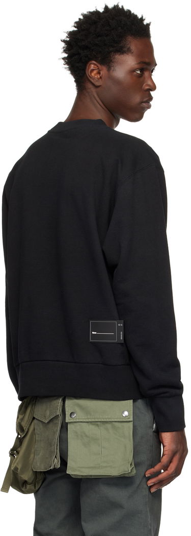Villapaita We11done We11done Symbol Wappen Sweatshirt Musta | WD-TS3-22-719-U-BK, 2
