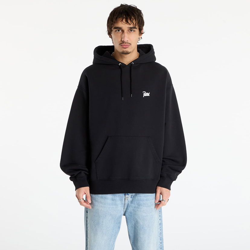Huppari Patta Patta Embroidered Fire Panther Hooded Sweater Musta | POC-AW25-2050-325-0026-001