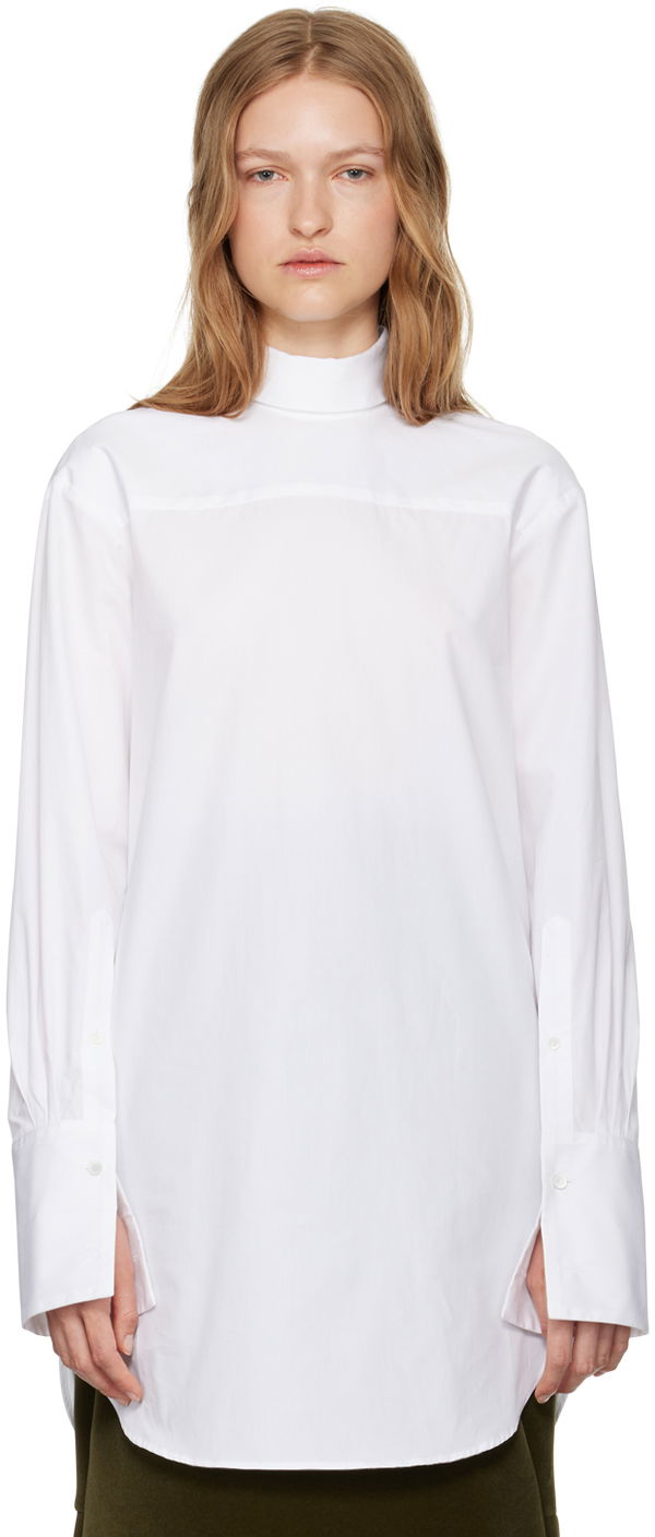 Paita Dries Van Noten Reverse Shirt Valkoinen | 242-010702-9293