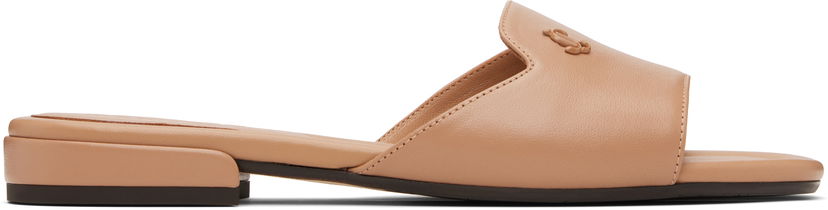 Tennarit ja kengät Jimmy Choo Jimmy Choo Dina Flat Sandals Beige | DINA FLAT