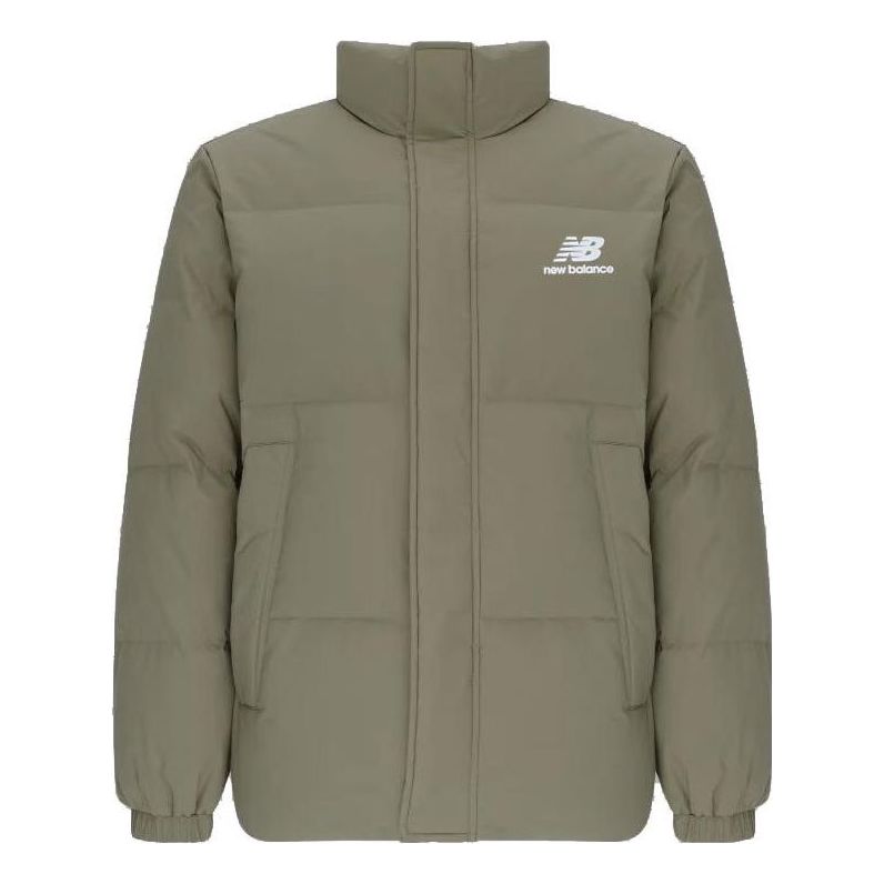 Puffer takki New Balance Logo Down Jacket Vihreä | AMJ24359-CGN
