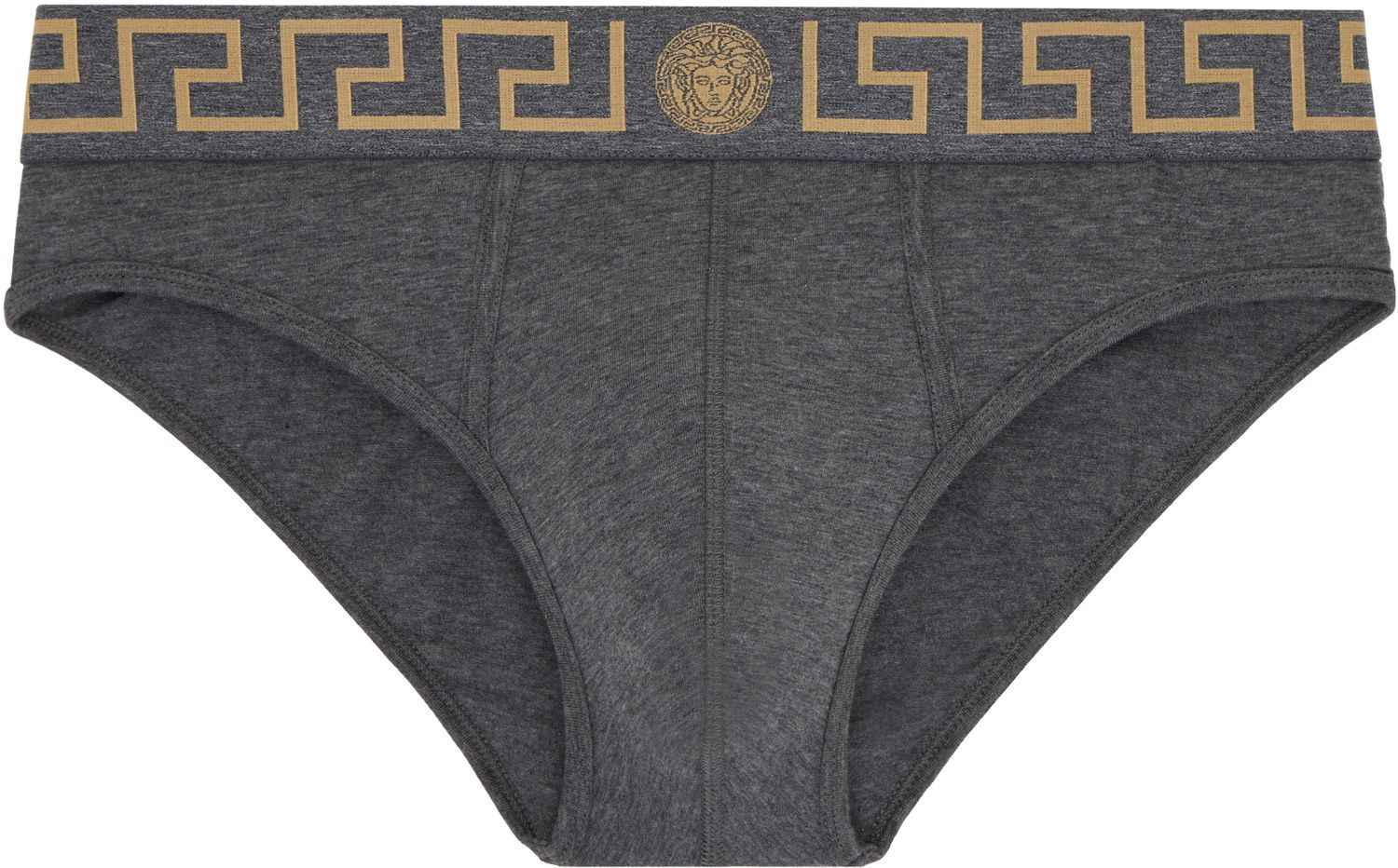 Nyrkkeilijät Versace Three-Pack Briefs With Greca Border Harmaa | AU10327_1A10011, 1