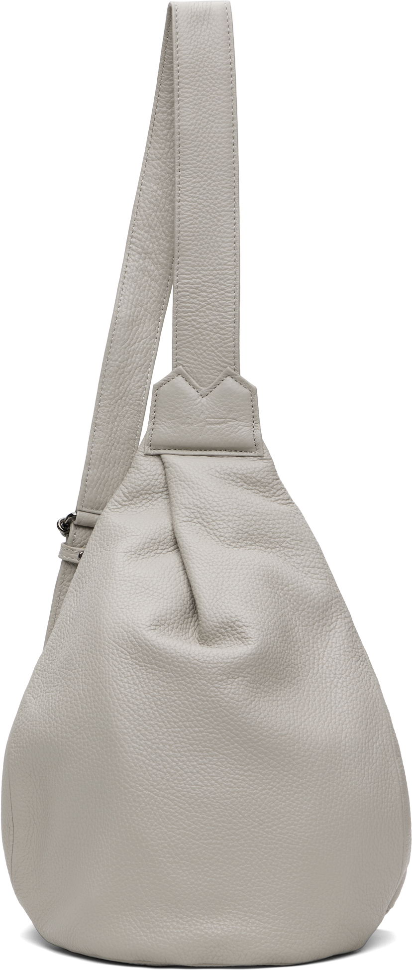 Olkalaukku Yohji Yamamoto YOHJI YAMAMOTO Tuck Sling Small Bag Harmaa | DP-I92-718