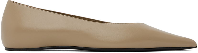 Tennarit ja kengät TOTEME Asymmetric Ballerina Flats Beige | 241-WAS990-LE0002