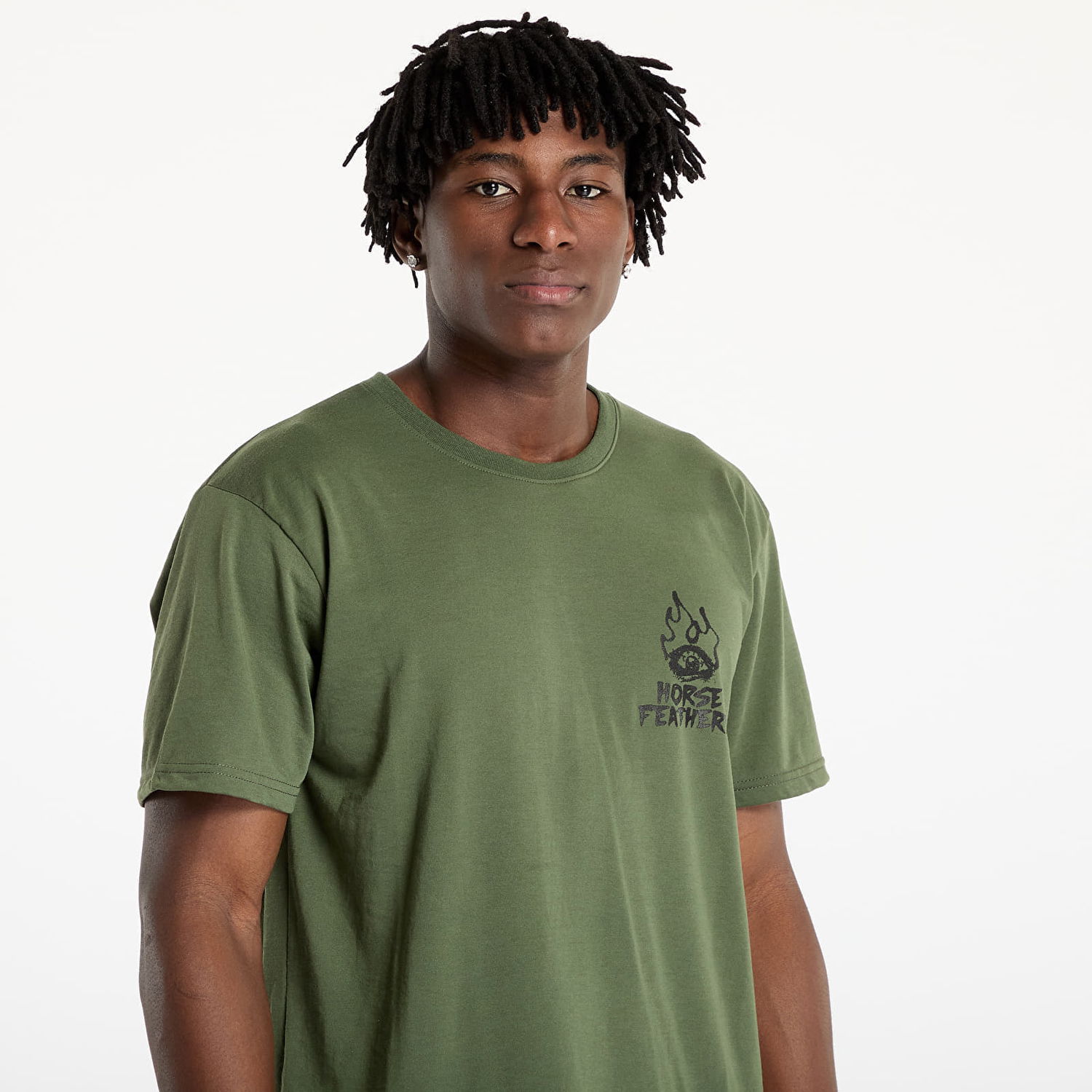 T-paita Horsefeathers Horsefeathers Reckless Tech T-Shirt Vihreä | TM068A, 1