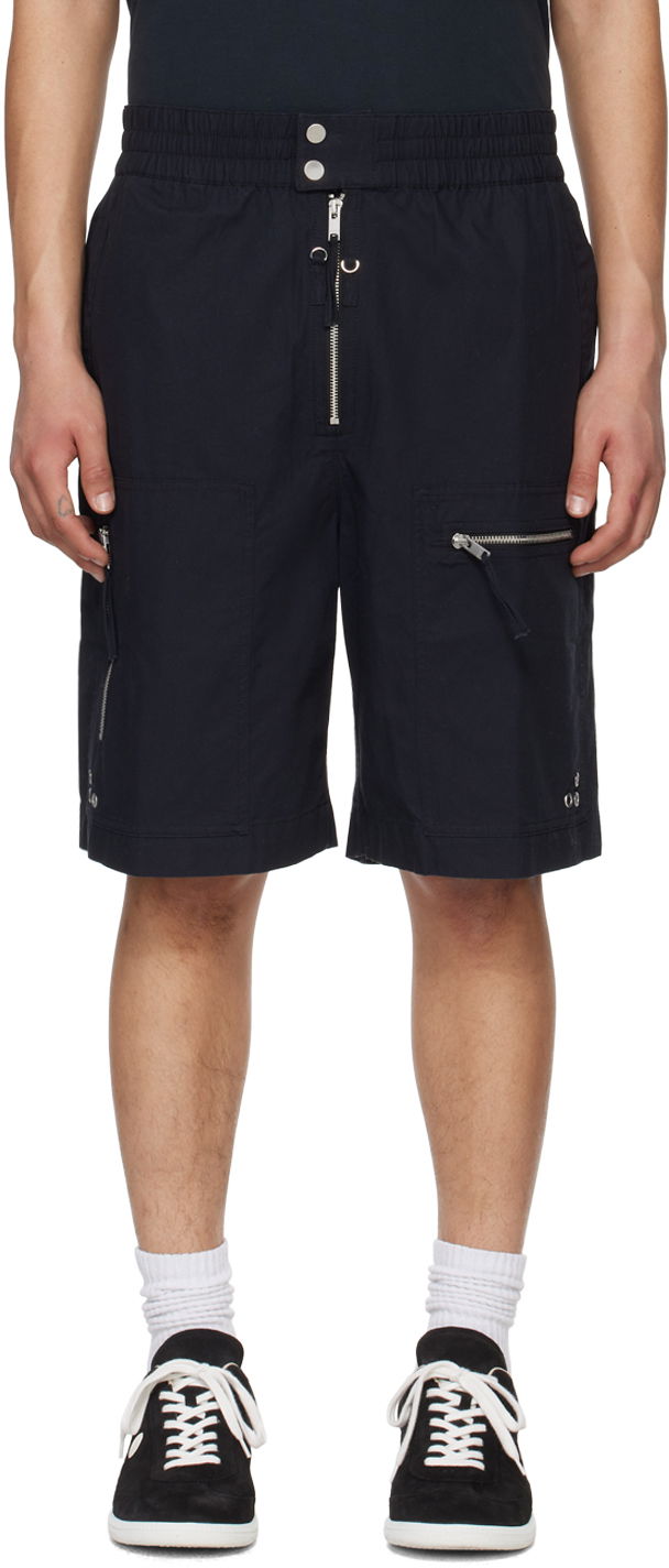 Shortsit ISABEL MARANT Nahlan Shorts Musta | 24PSH0109HA-B1I03H