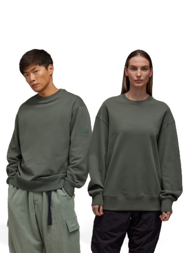 Huppari Y-3 Organic Cotton Terry Crew Harmaa | IP7695