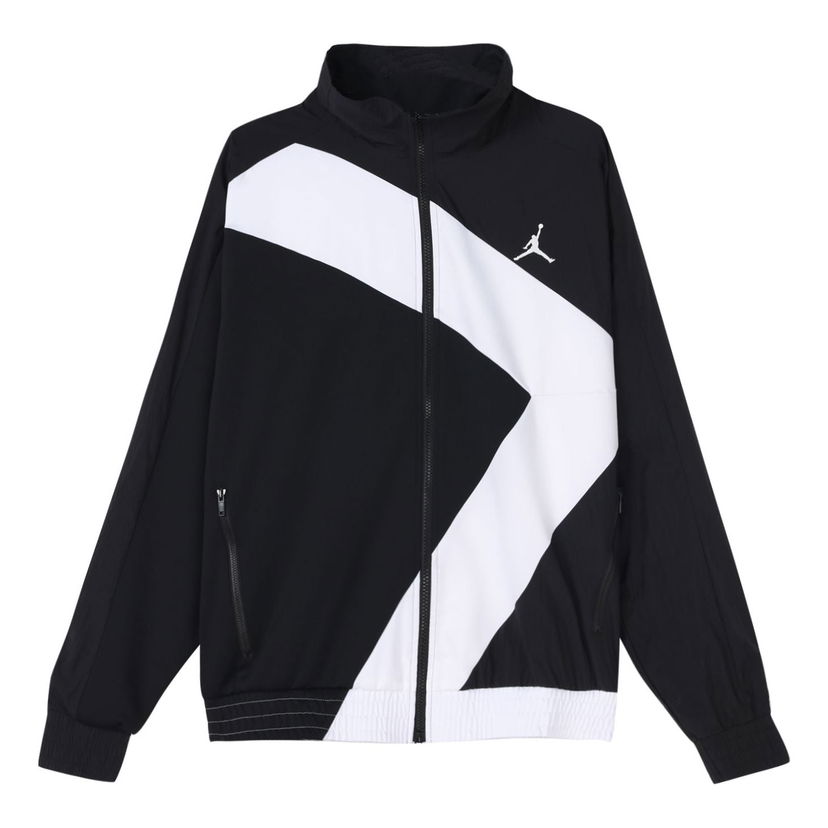 Tuulitakki Jordan Jordan Wings Diamond Retro Stand Collar Jacket Musta | CI7916-010