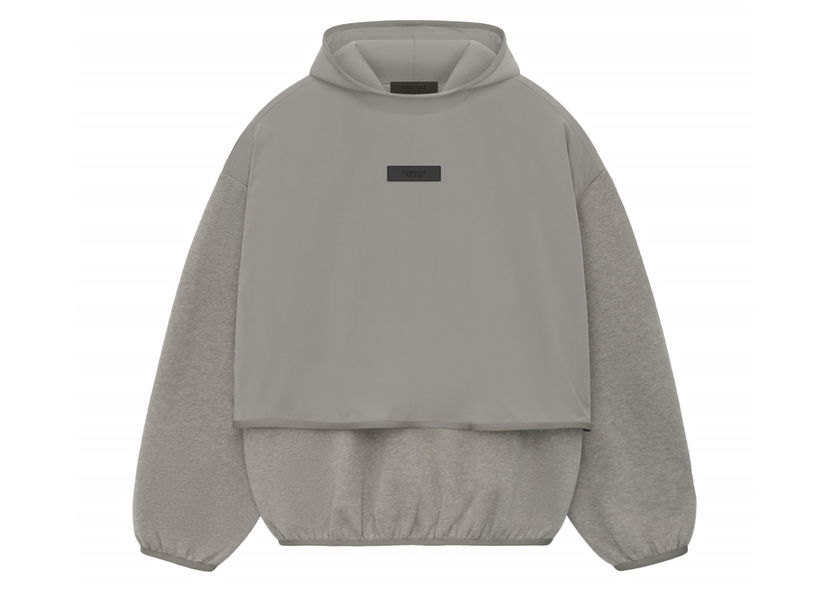 Huppari Fear of God Core Collection Nylon Fleece Hooded Sweatshirt Dust/Heather Grey Harmaa | 202SU244321F