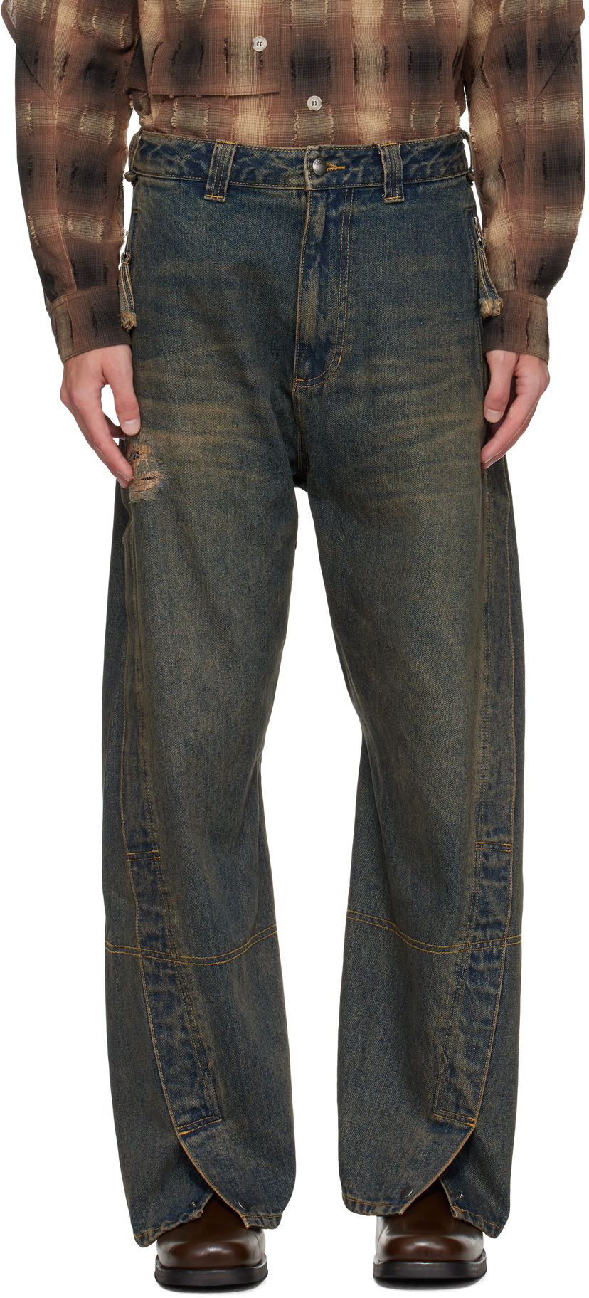 Jeans Andersson Bell Andersson Bell Twisted Zipper Pocket Jeans Sininen | apa841u