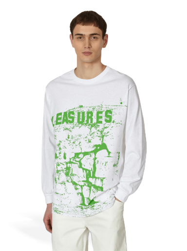 T-paita Pleasures THC Longsleeve T-Shirt Valkoinen | P23SP054 WHITE