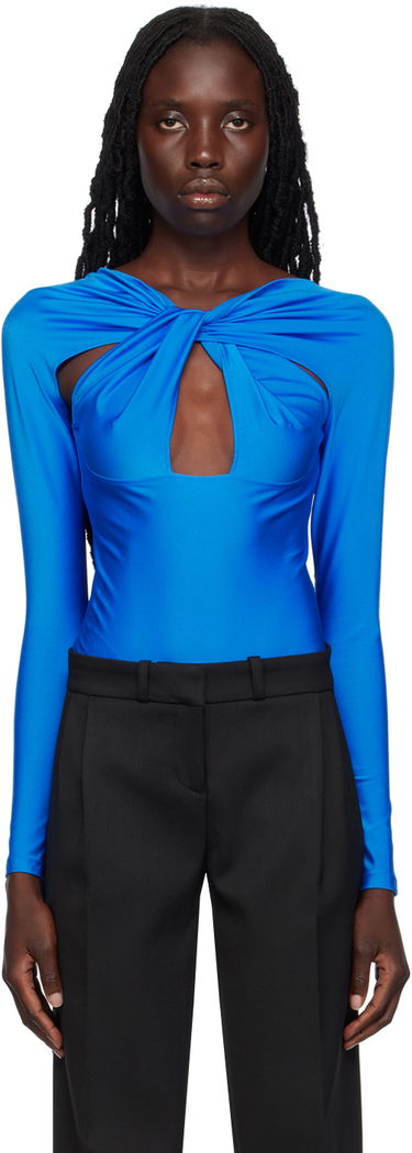 Body Coperni Cutout Long Sleeve Bodysuit Sininen | COPJS19545C, 0